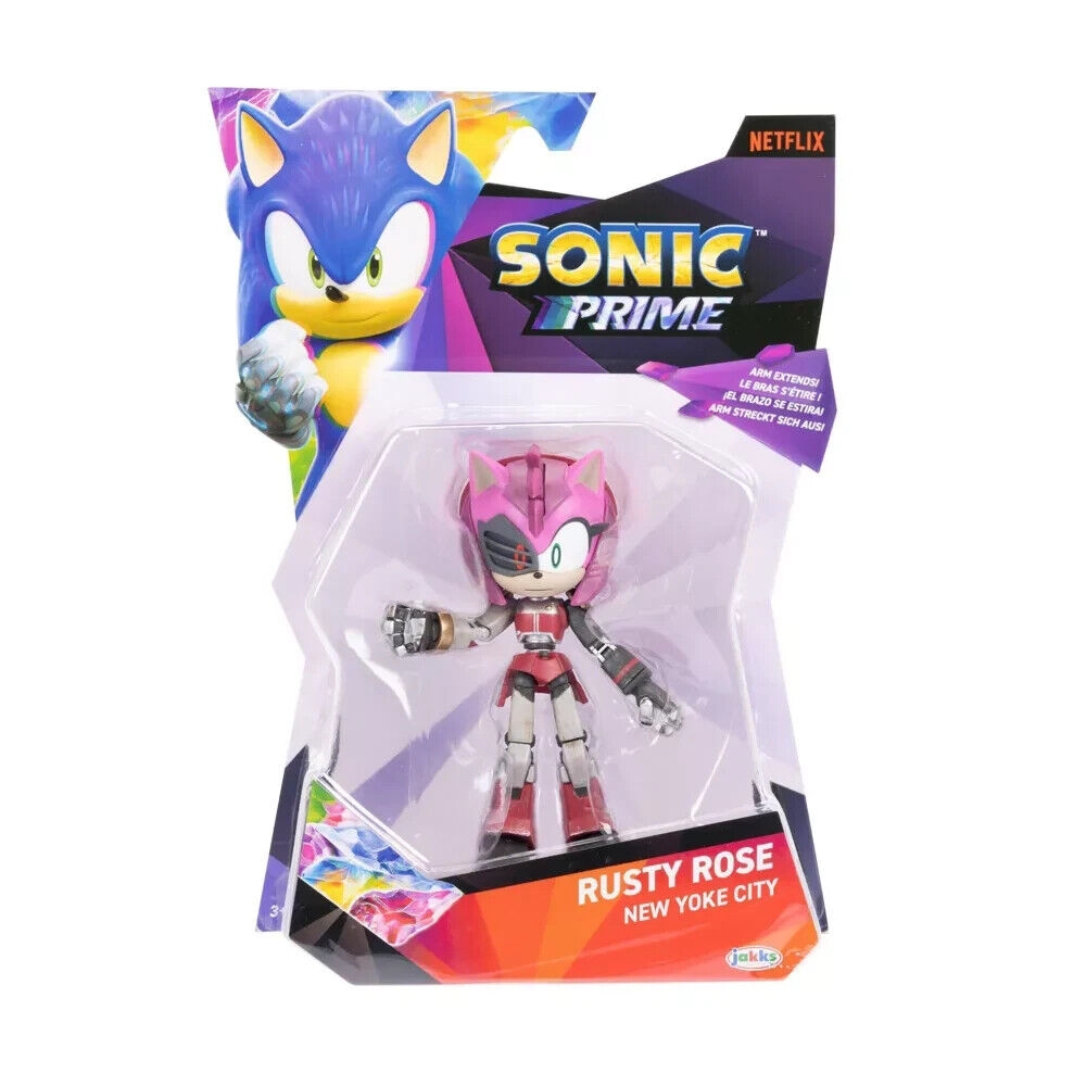 Jakks Pacific Sonic Prime 5 Rusty Rose New Yoke City Netflix BRAND Figure EBay