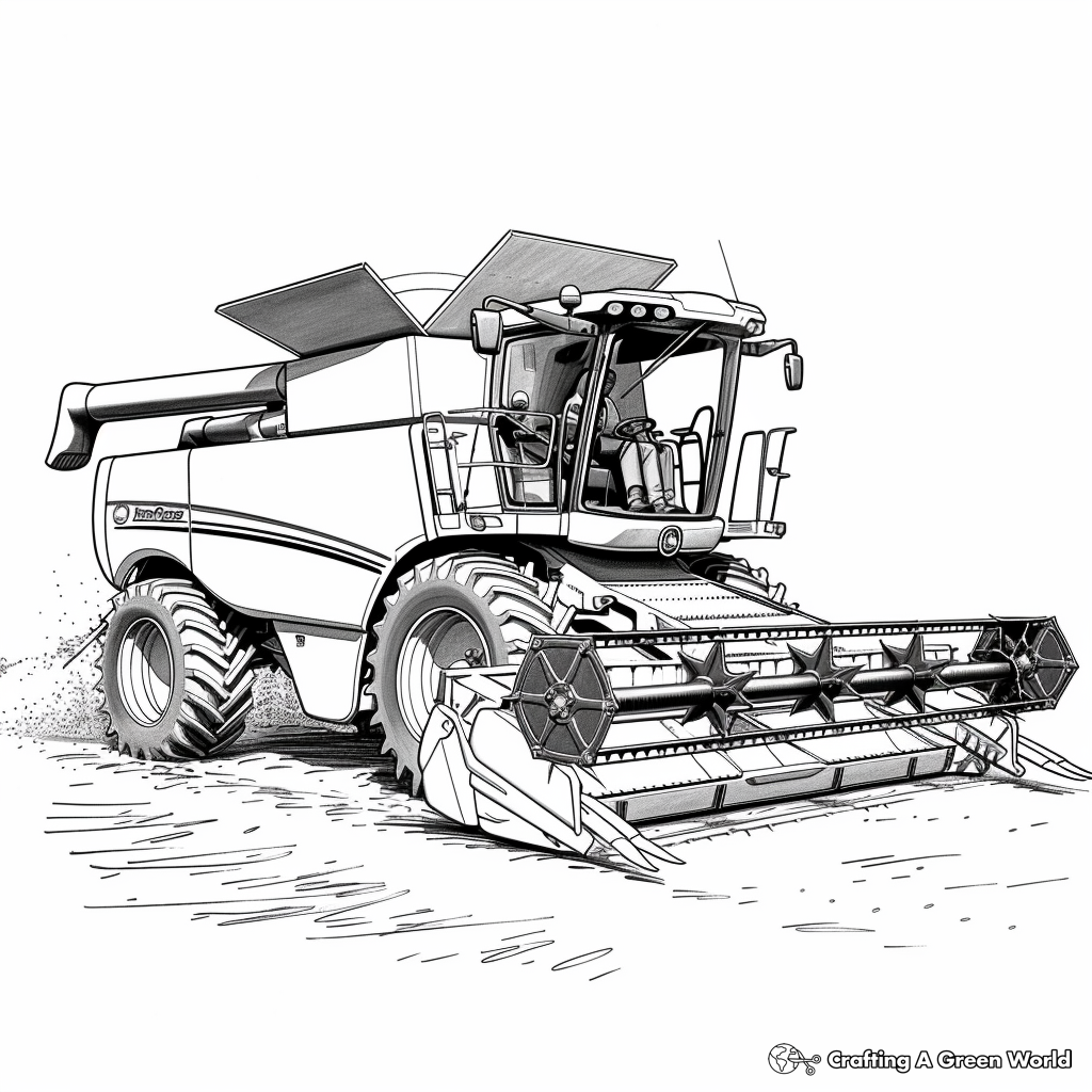 John Deere Coloring Pages Free Printable 