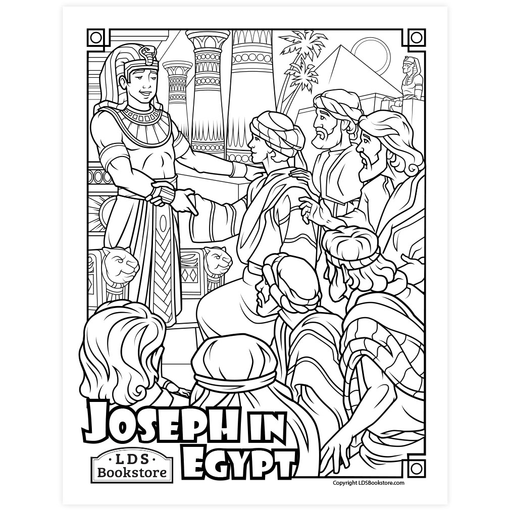Joseph In Egypt Coloring Page Printable Joseph In Egypt Coloring Page Printable