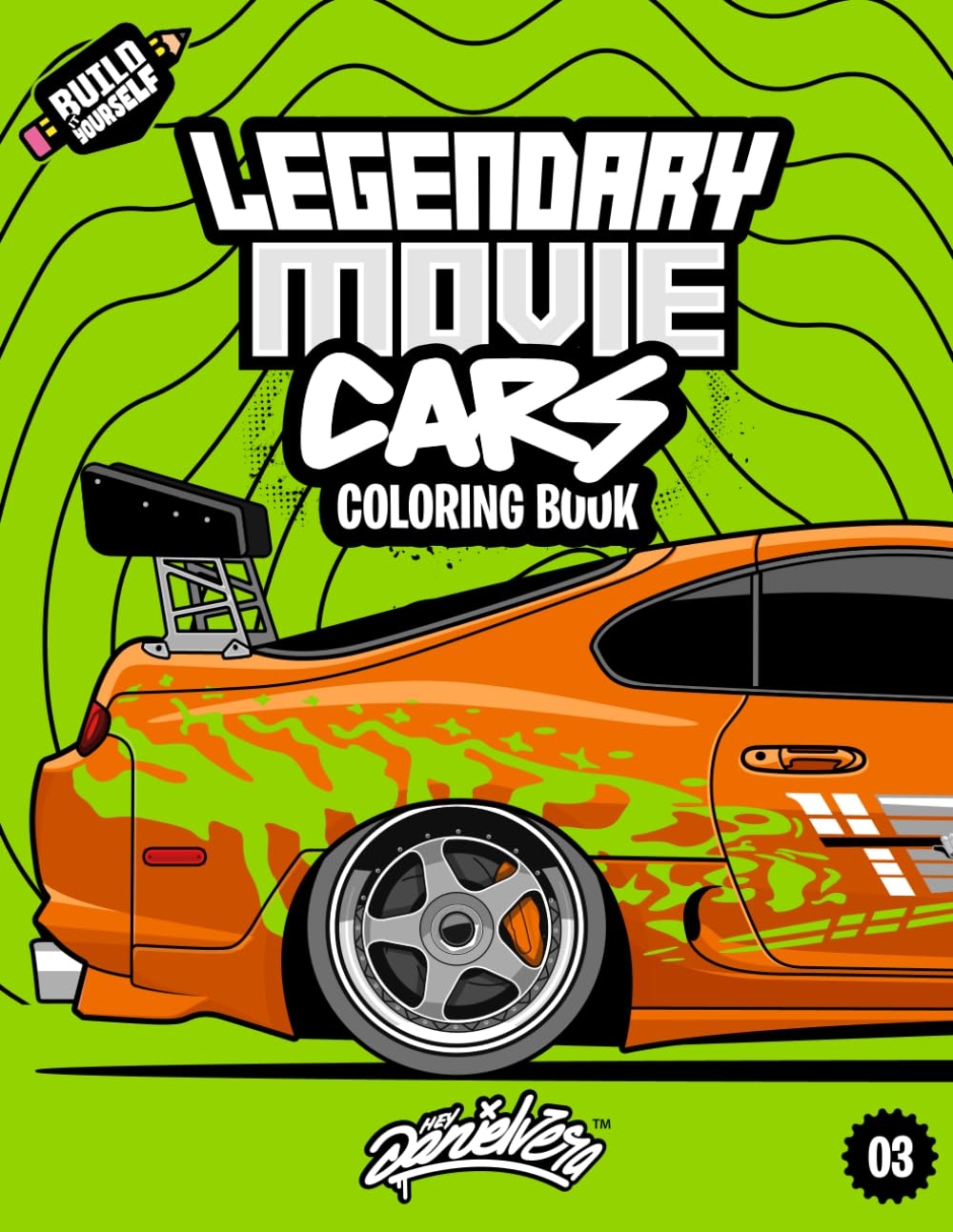 Legendary Movie Cars Coloring Book Fun Automotive Adventure With 45 EBay