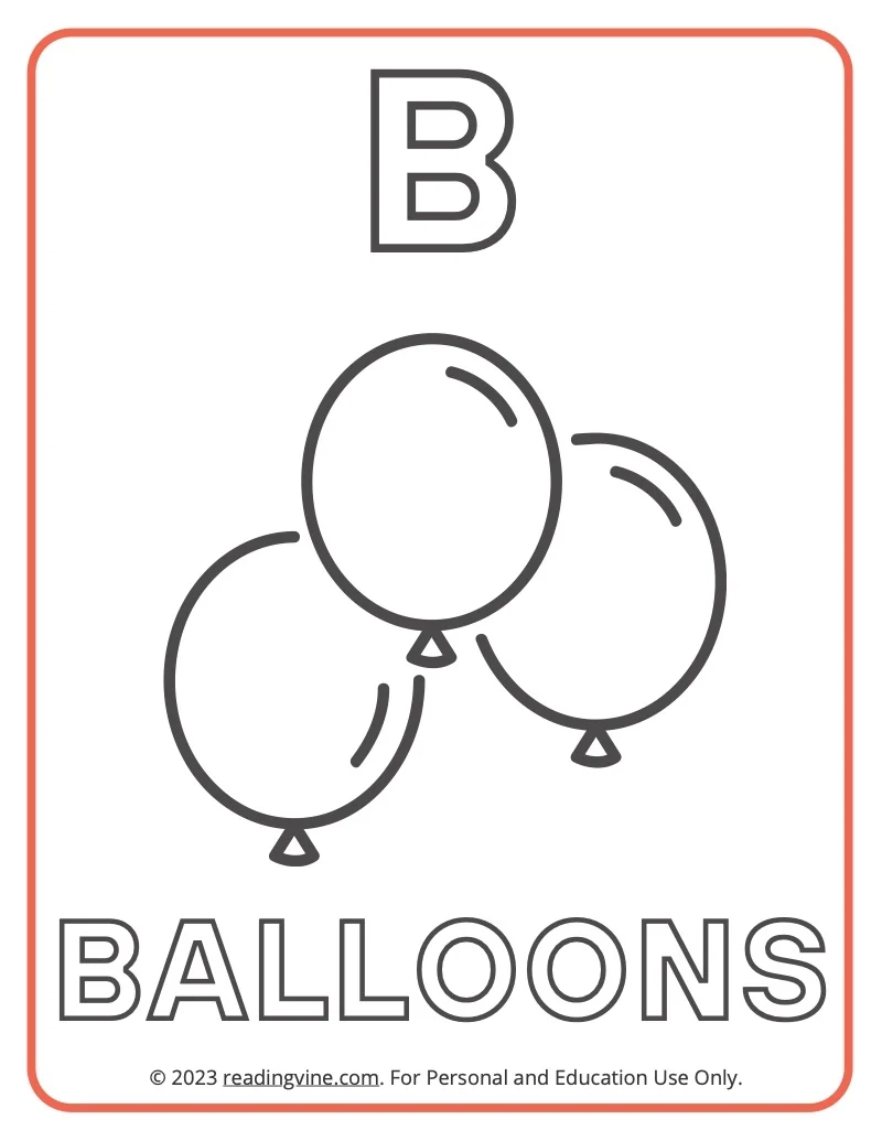 Letter B Coloring Pages Free Printable Sheets For Preschool