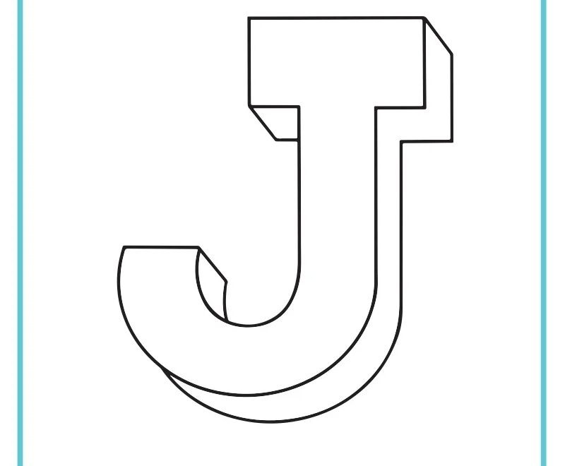 Letter J Coloring Pages