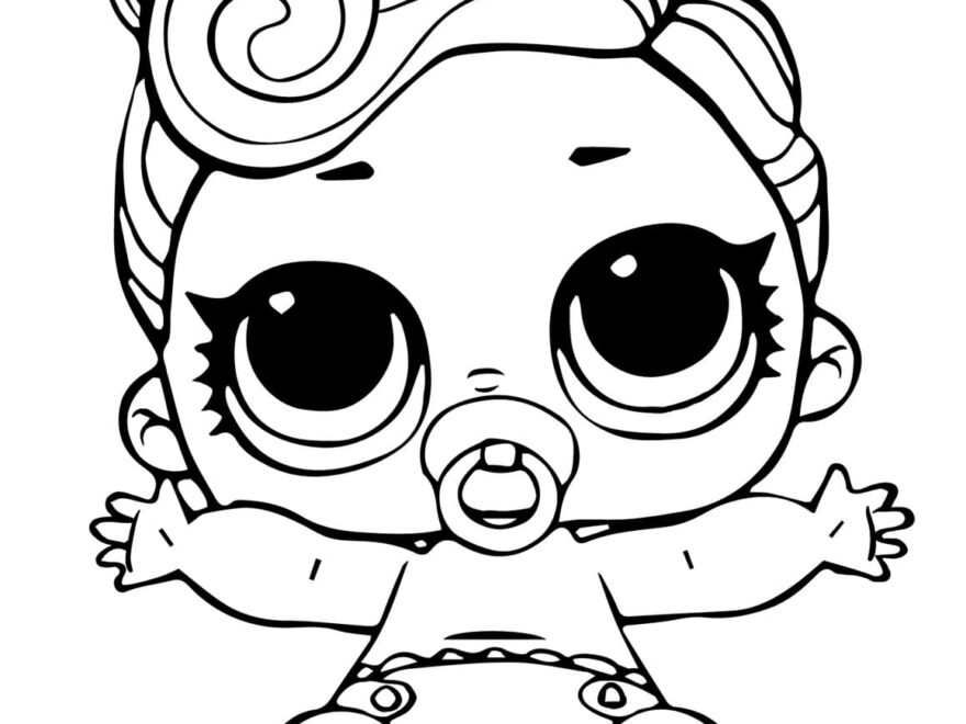 Lil Treasure LOL Surprise Doll Coloring Page Download Print Or Color Online For Free