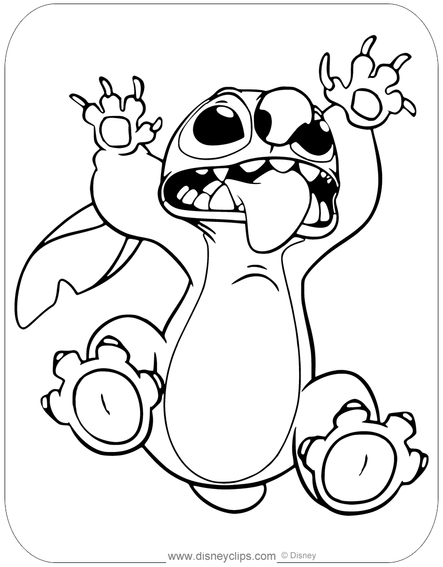 Lilo Stitch Coloring Pages 2 Disneyclips