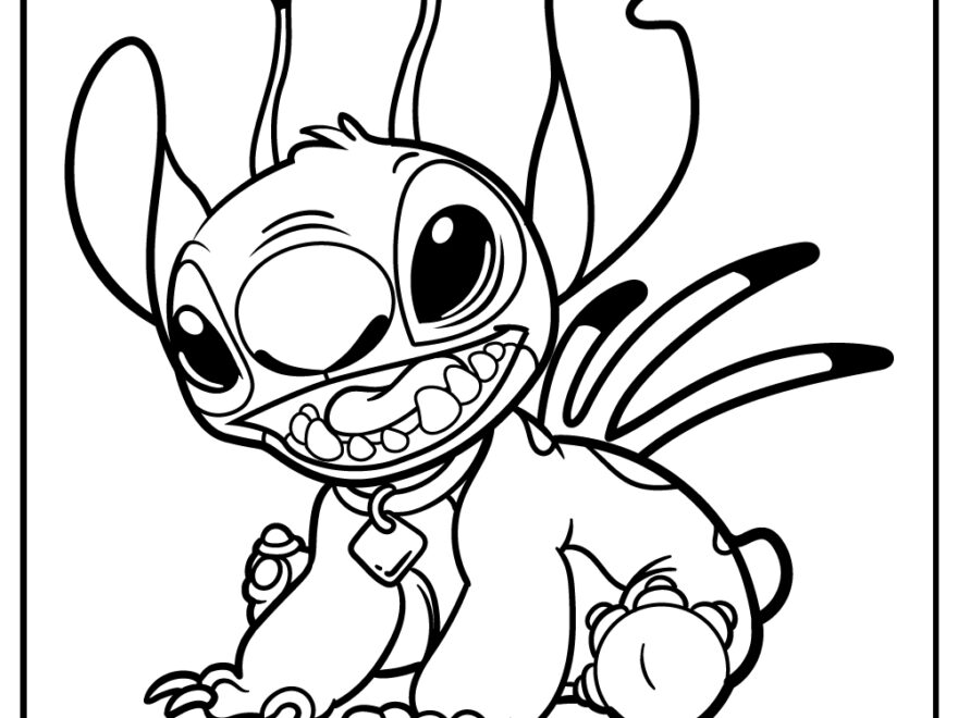 Lilo Stitch Coloring Pages 45 Free Printables For Kids