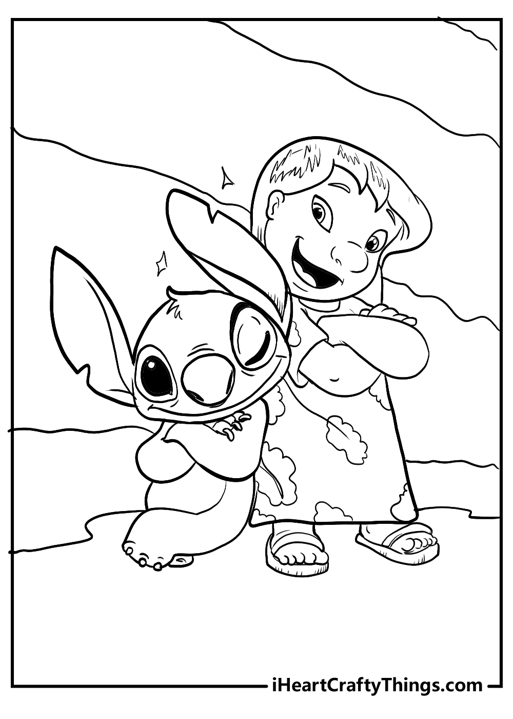 Lilo Stitch Coloring Pages 45 Free Printables For Kids
