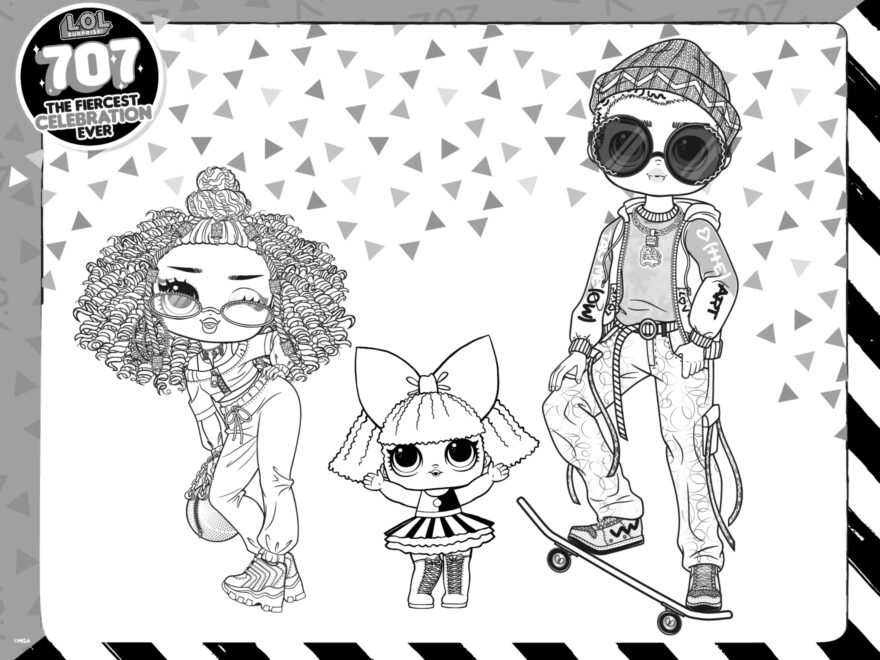 LOL OMG Coloring Pages YouLoveIt