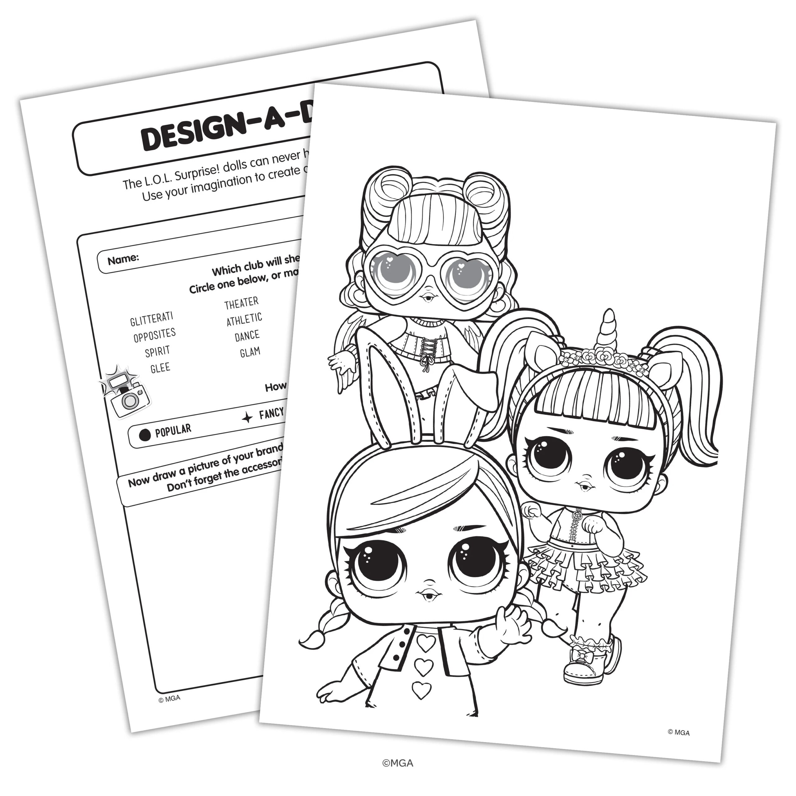 Lol Surprise Easter Coloring Book Paperback 64 Pages Desertcart Seychelles