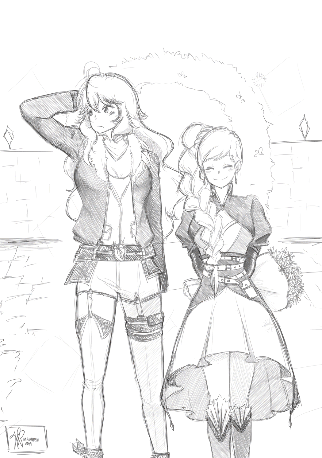 Yang Xiao Long Coloring Pages