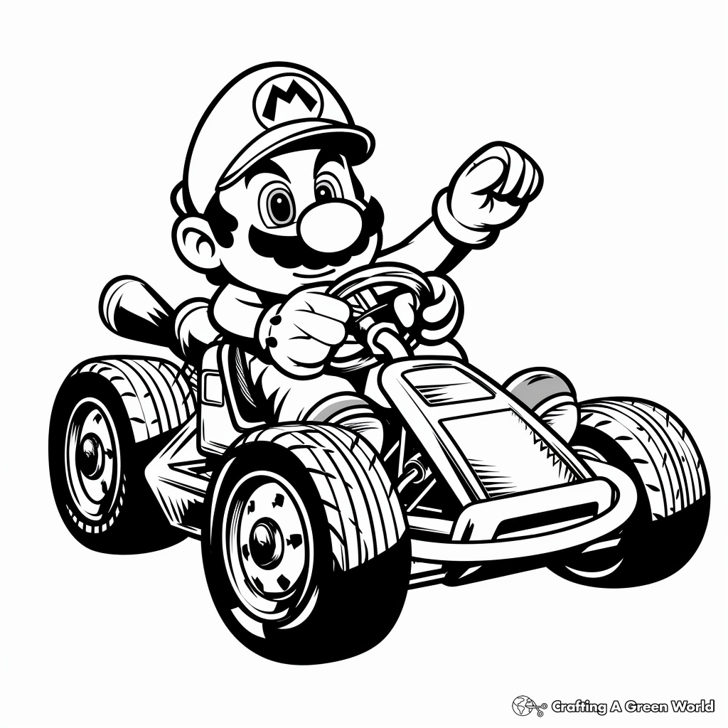 Mario Kart Coloring Pages Free Printable Mario Kart Coloring Pages Free Printable