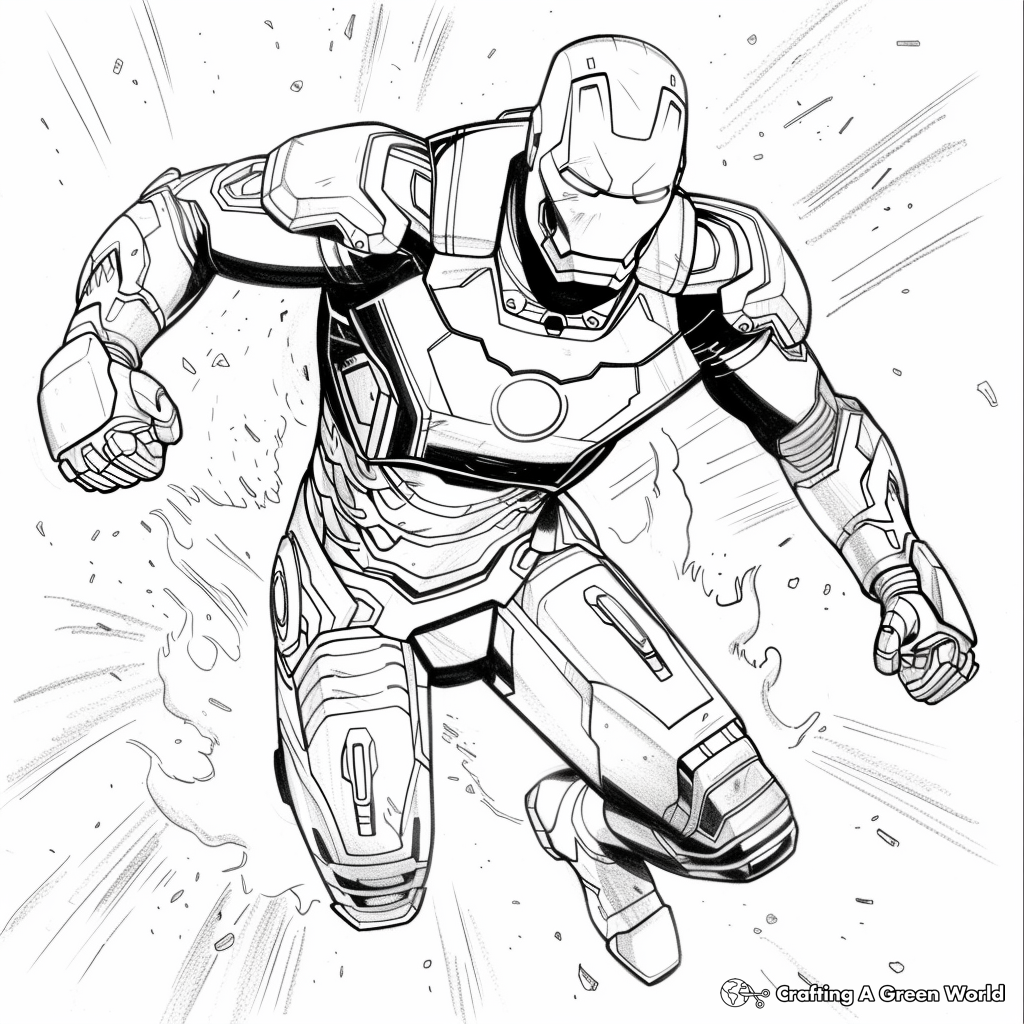 Marvel Heroes Coloring Pages Free Printable 