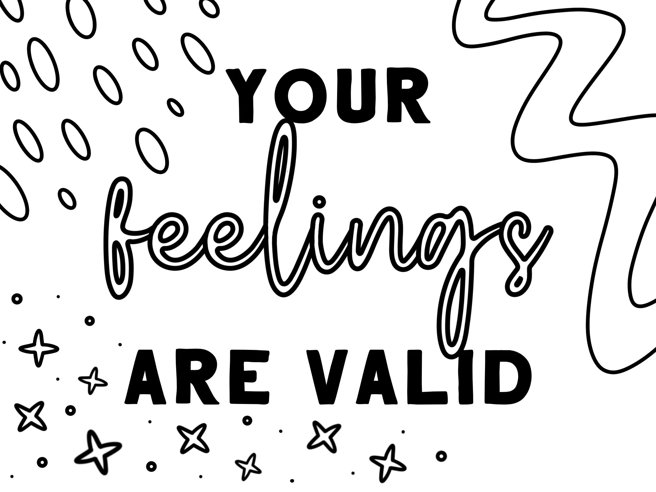 Mental Health Coloring Pages DIGITAL COLORING PAGES Etsy