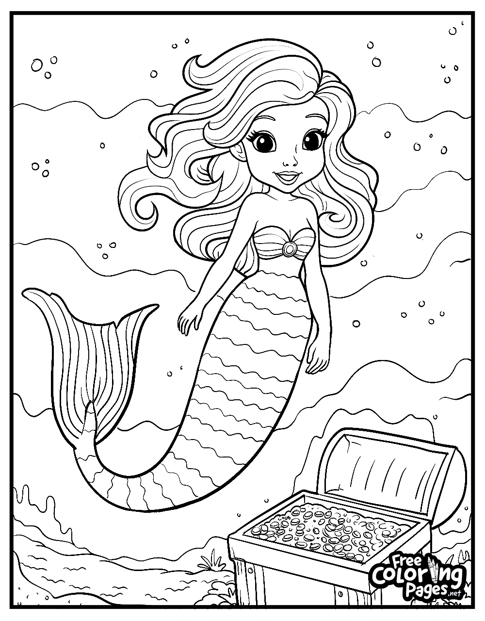 The Little Mermaid Coloring Pages