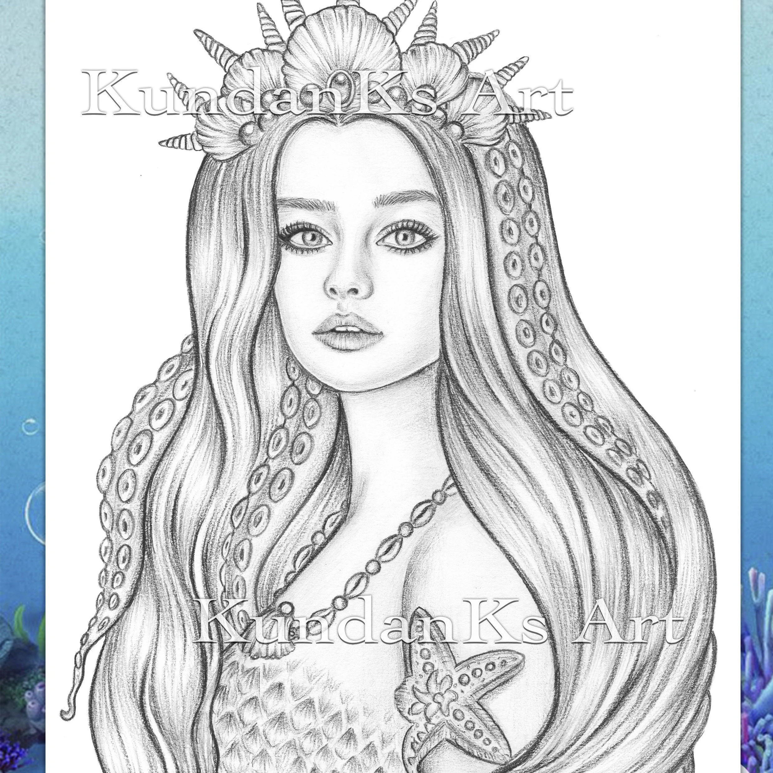 Mermay Sea Goddess Mermaid Coloring Page Adult Coloring Page Portrait Coloring Grayscale Coloring instant Download A4 A3 Printable Etsy Mermay Sea Goddess Mermaid Coloring Page Adult Coloring Page Portrait Coloring Grayscale Coloring instant Download A4 A3 Printable Etsy