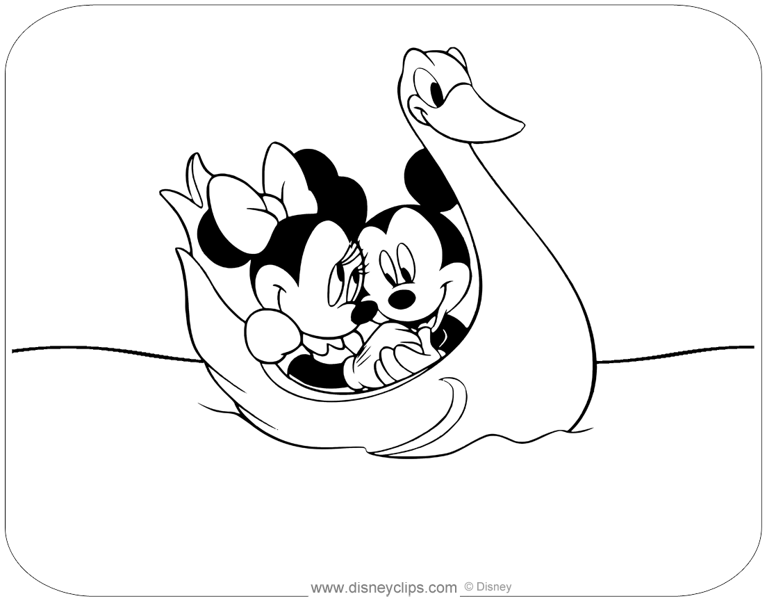 Mickey And Minnie Mouse Coloring Pages 2 Disneyclips