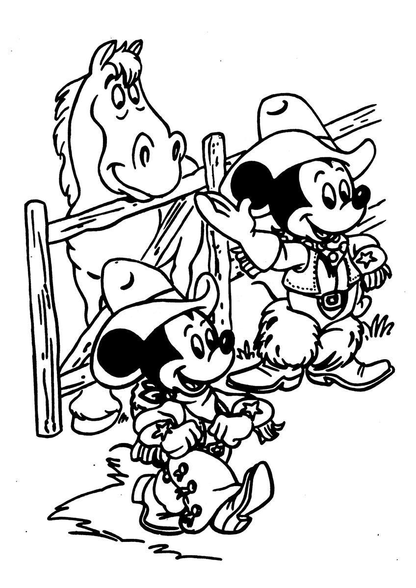 Mickey Mouse Coloring Page 10