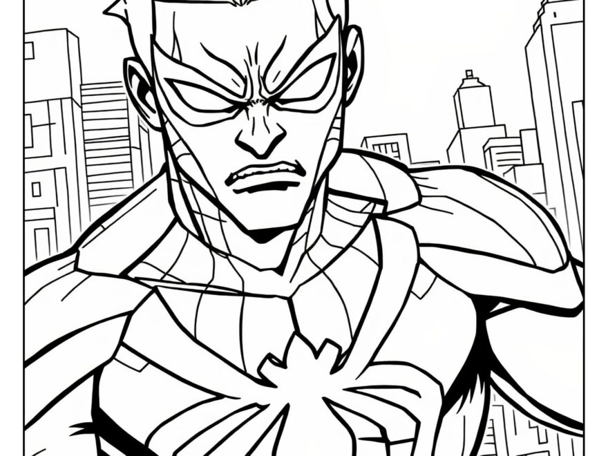 Miles Morales Coloring Pages Lesson Tutor