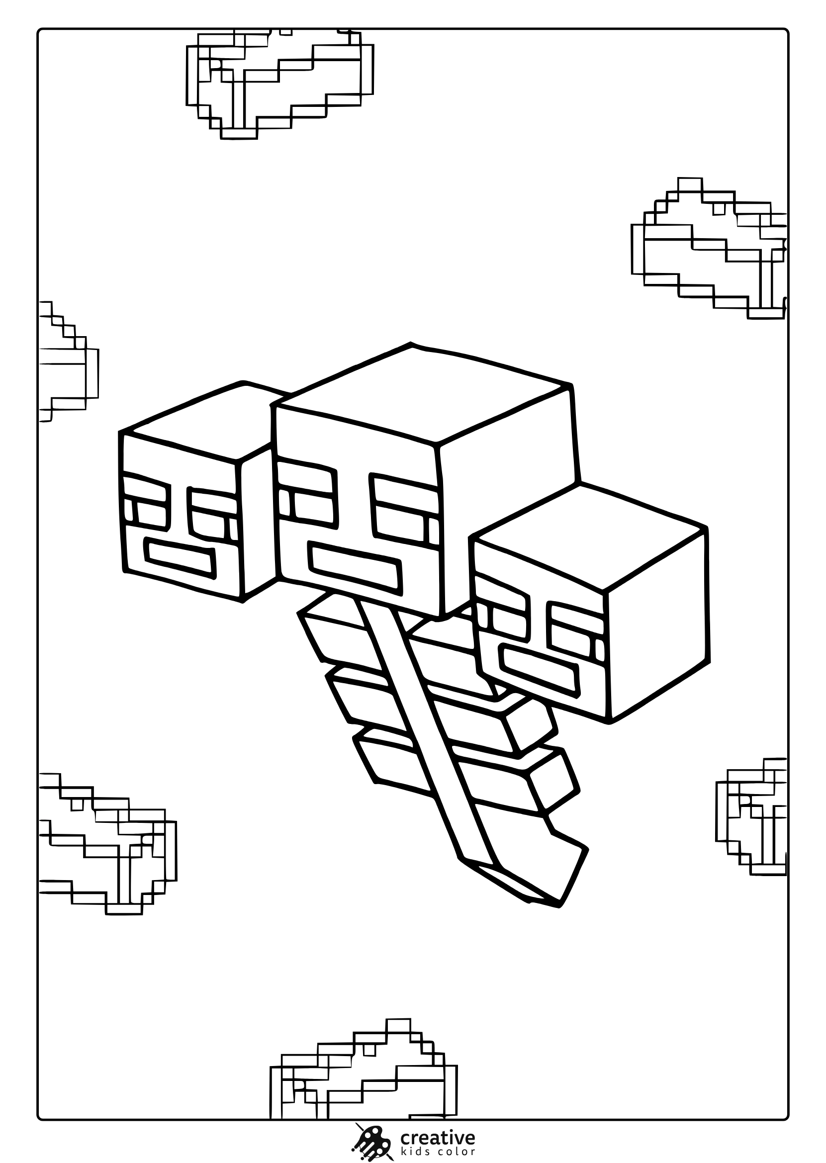 Minecraft Coloring Pages 30 Free Printable PDF 