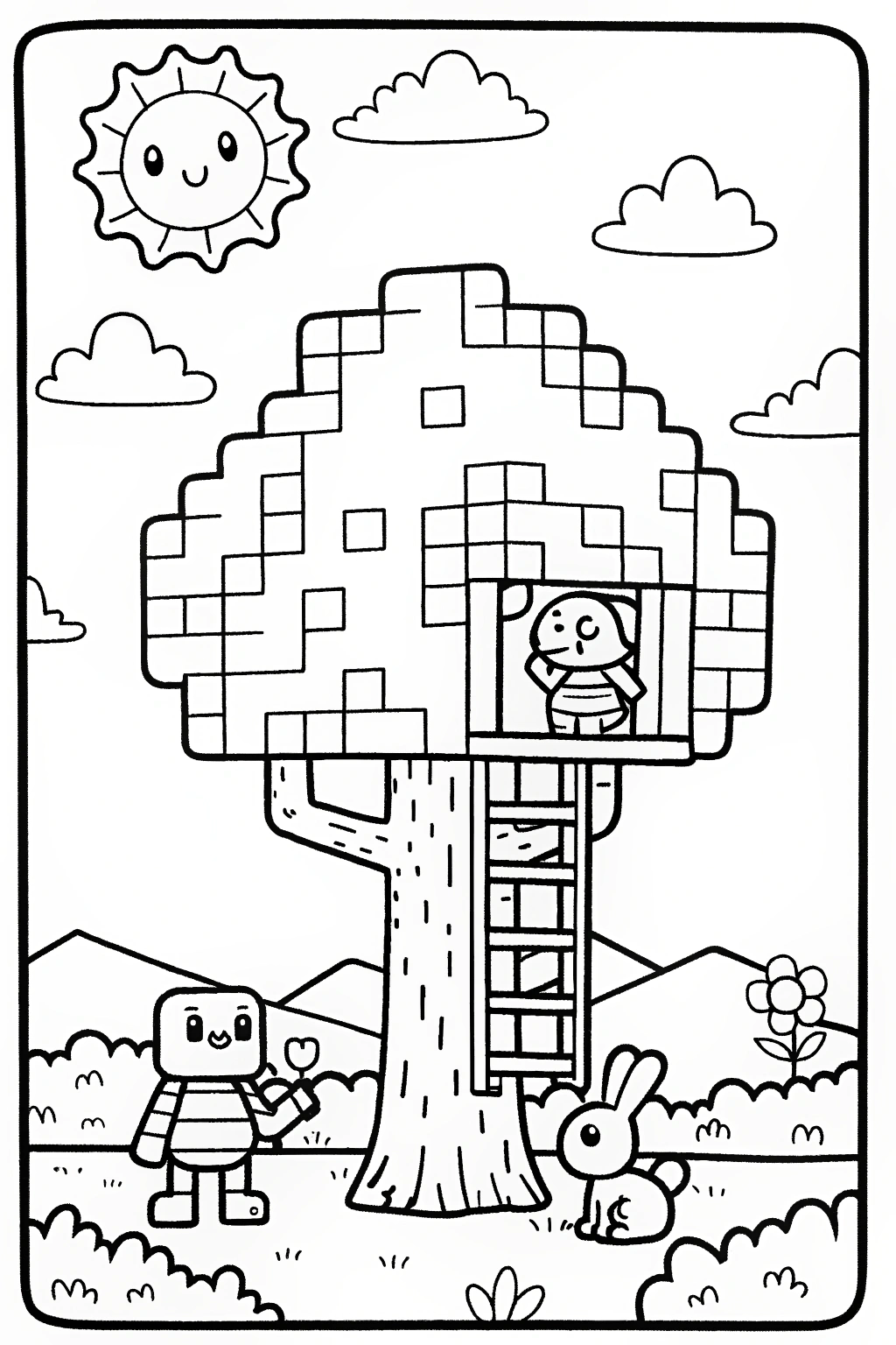 Minecraft Coloring Pages For Kids Minecraft Coloring Pages For Kids