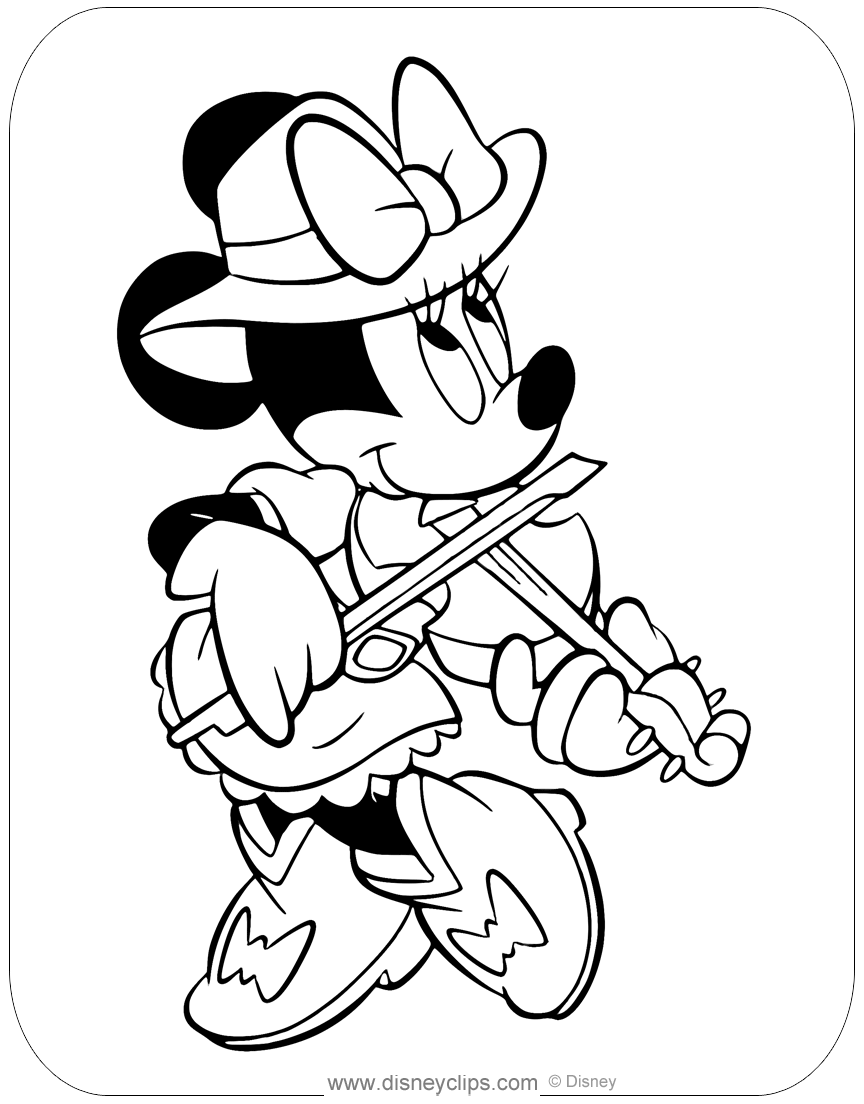 Coloring Pages For Kids Minnie Mouse