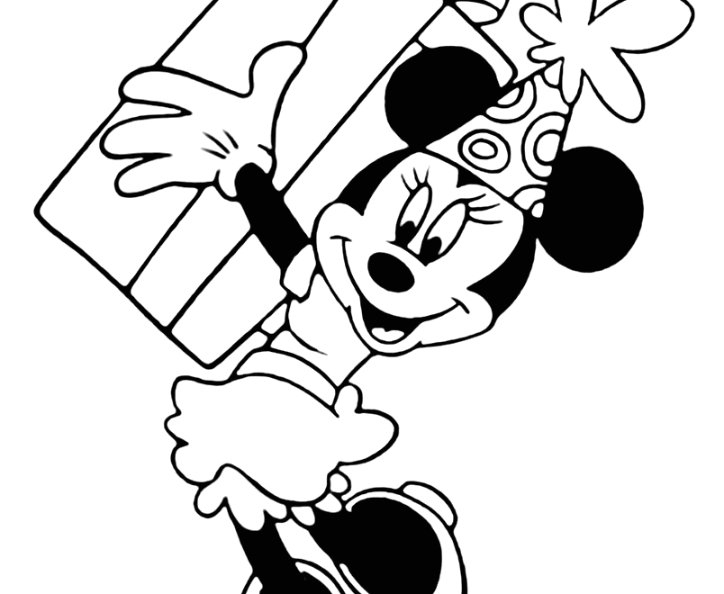 Minnie Mouse Special Events Coloring Pages Disneyclips