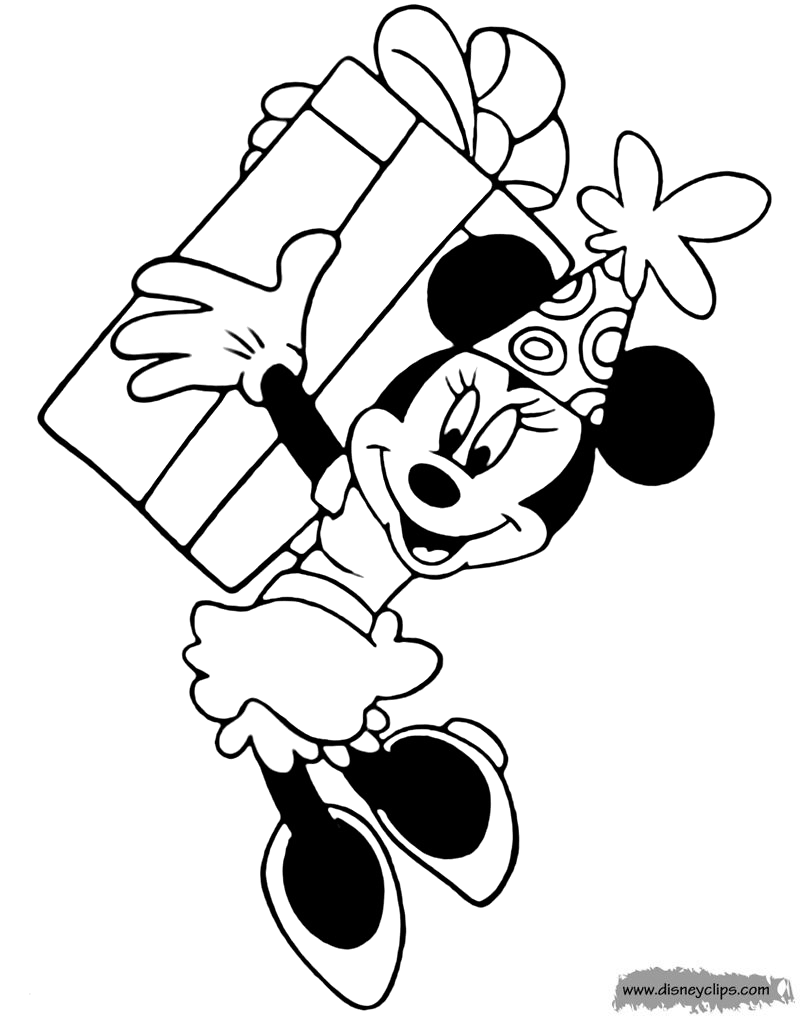 Minnie Mouse Special Events Coloring Pages Disneyclips