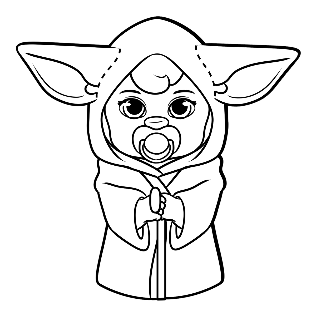 Yoda Coloring Pages Printable Free