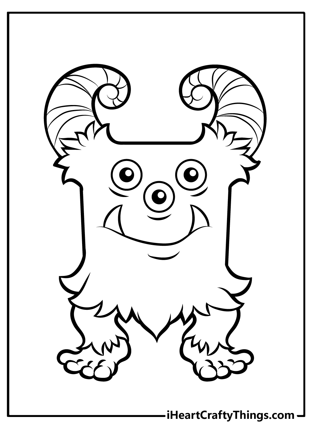 Monster Coloring Pages 100 Free Printables 
