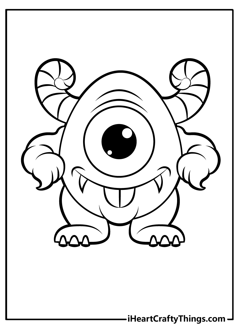 Monster Coloring Pages 100 Free Printables 