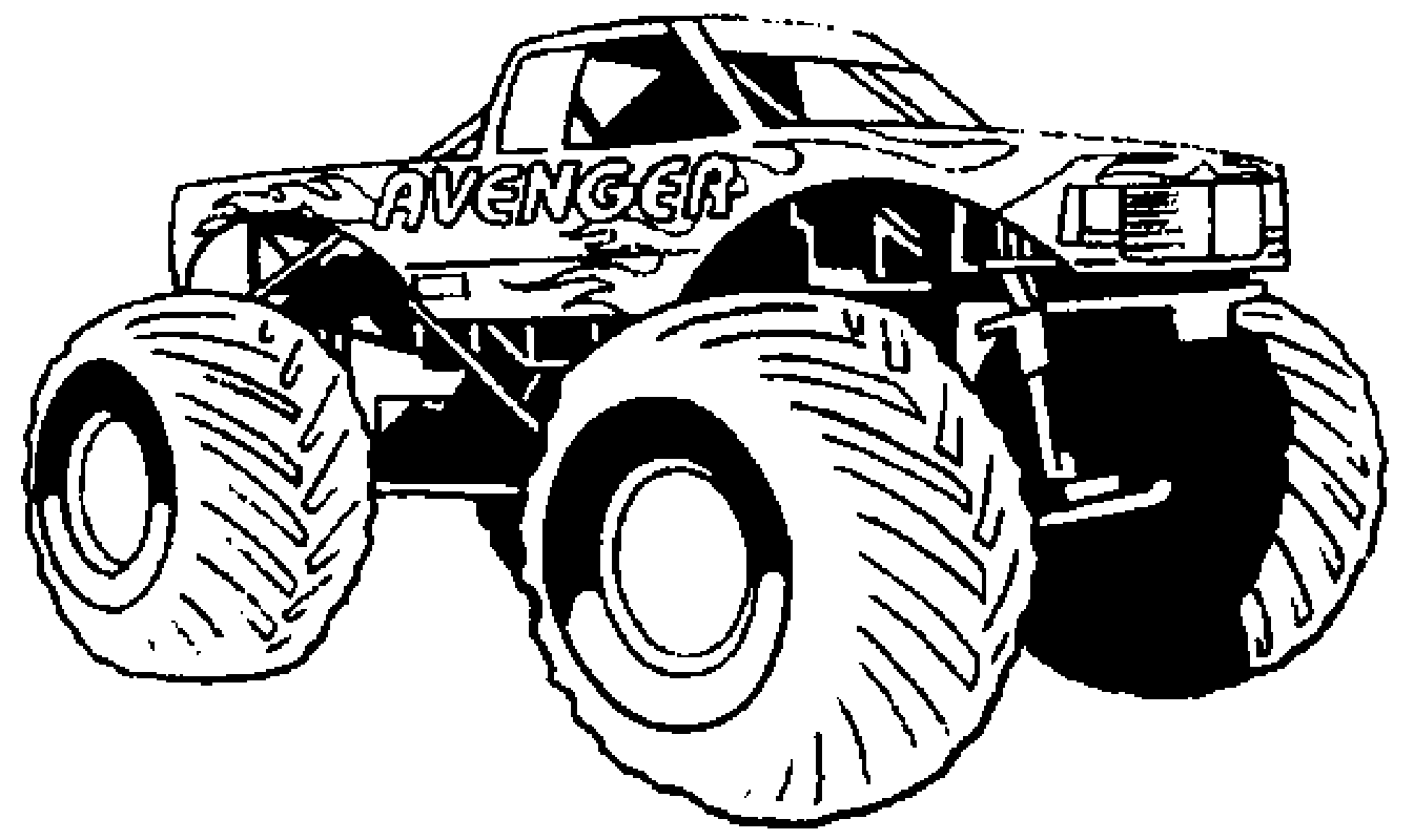 Monster Jam Coloring Pages Best Coloring Pages For Kids