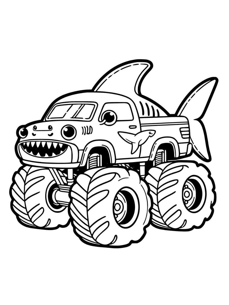 Monster Truck Coloring Pages
