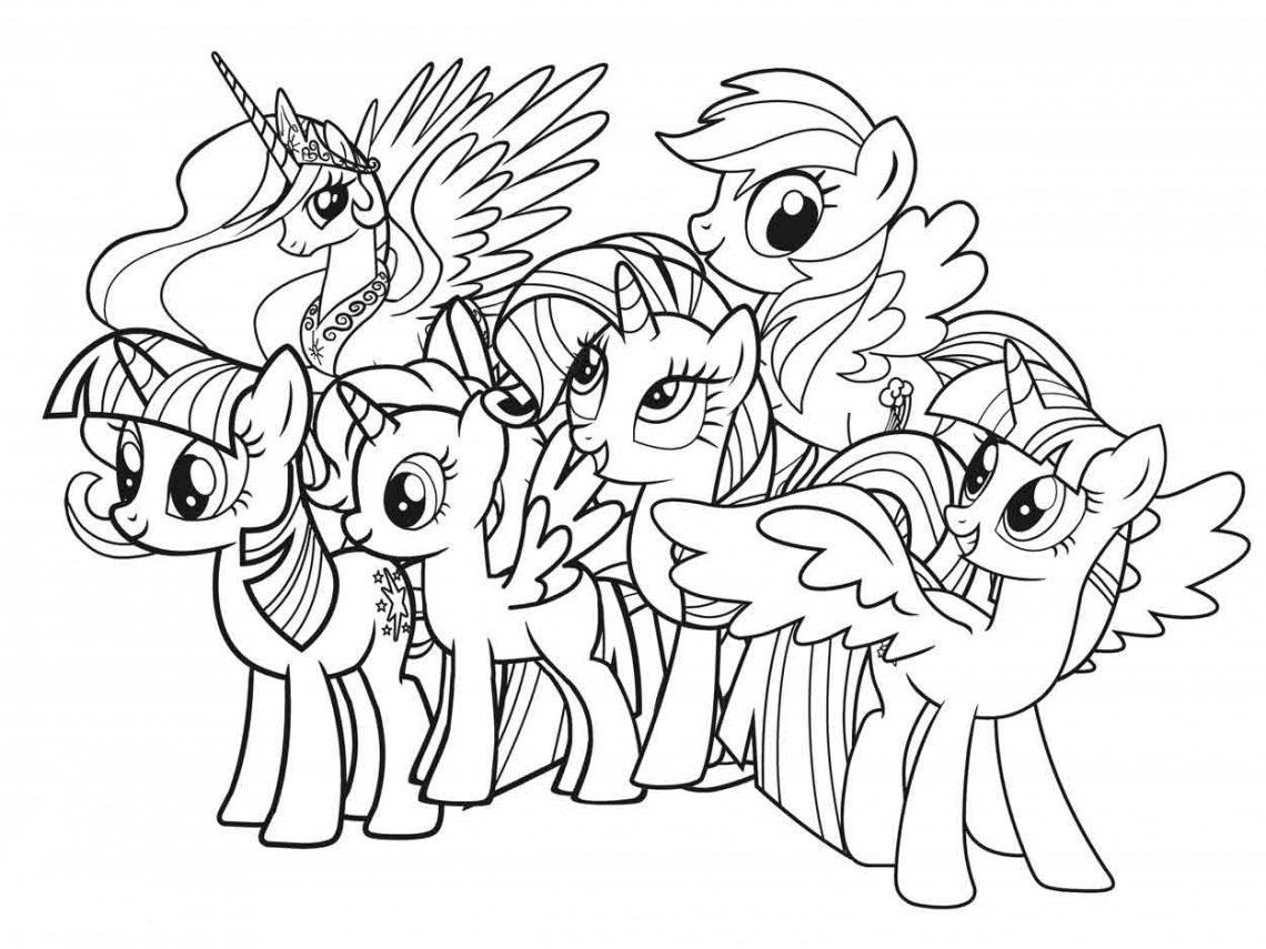 My Little Pony Coloring Pages Coloring Pages With Ponies