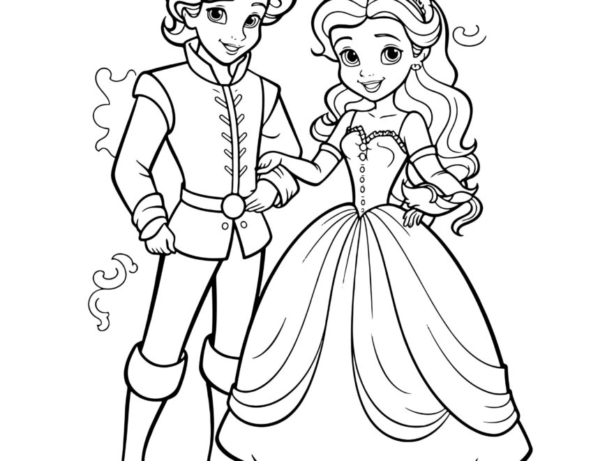 My Prince Princess Coloring Book For Girls And Boys Made By Teachers