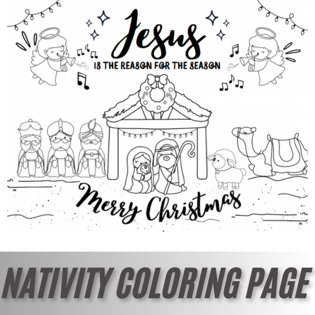 Nativity Coloring Pages For Kids