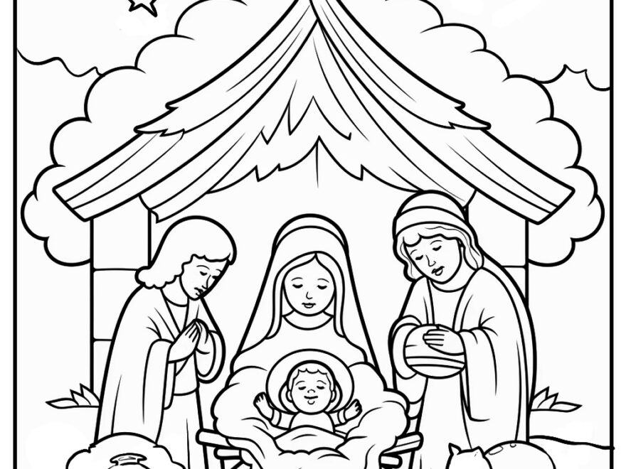 Nativity Coloring Pages 100 Free Printables