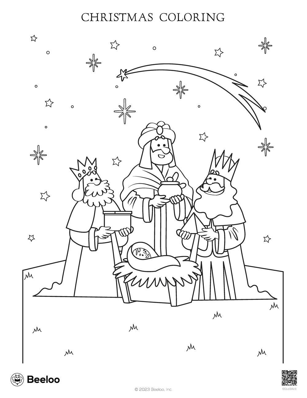 Nativity themed Coloring Pages Beeloo Printable Crafts And Activities For Kids