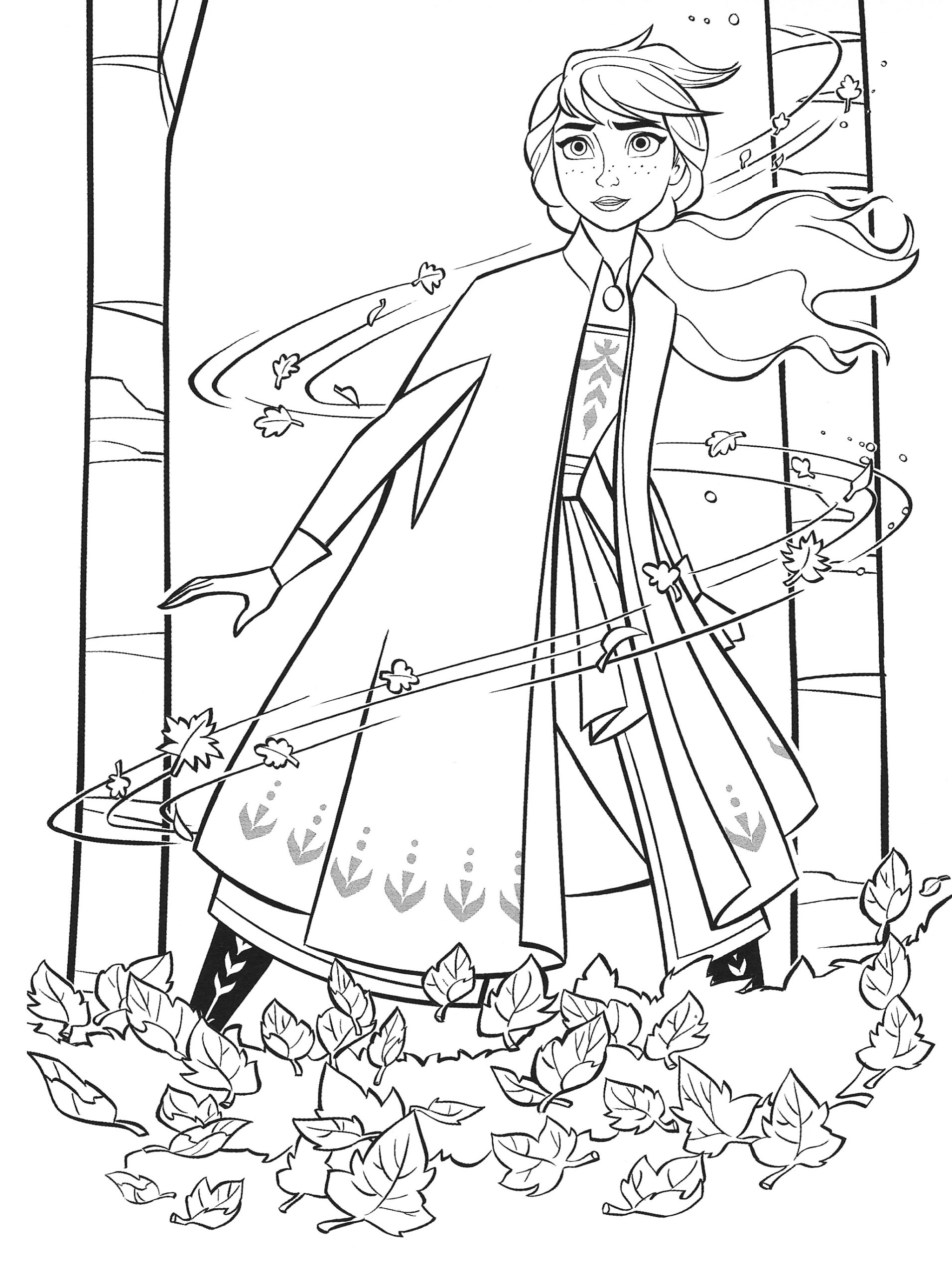 New Frozen 2 Coloring Pages With Anna YouLoveIt