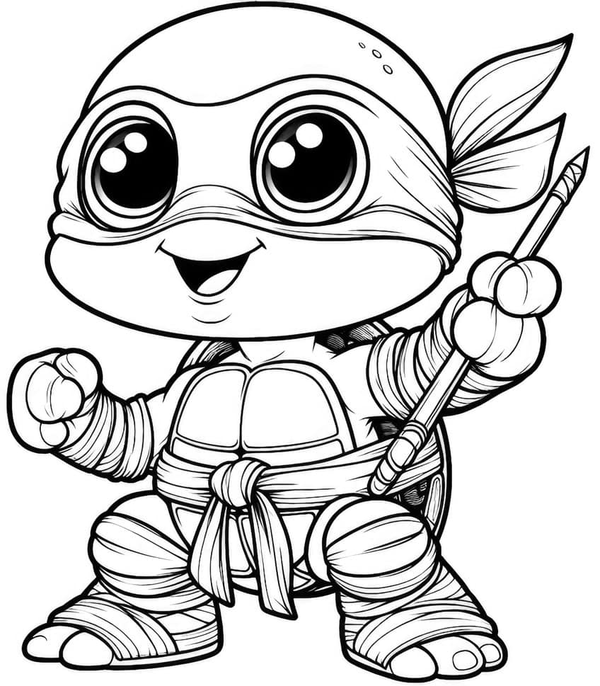 Ninja Turtle Coloring Pages 32 Free Sheets To Color