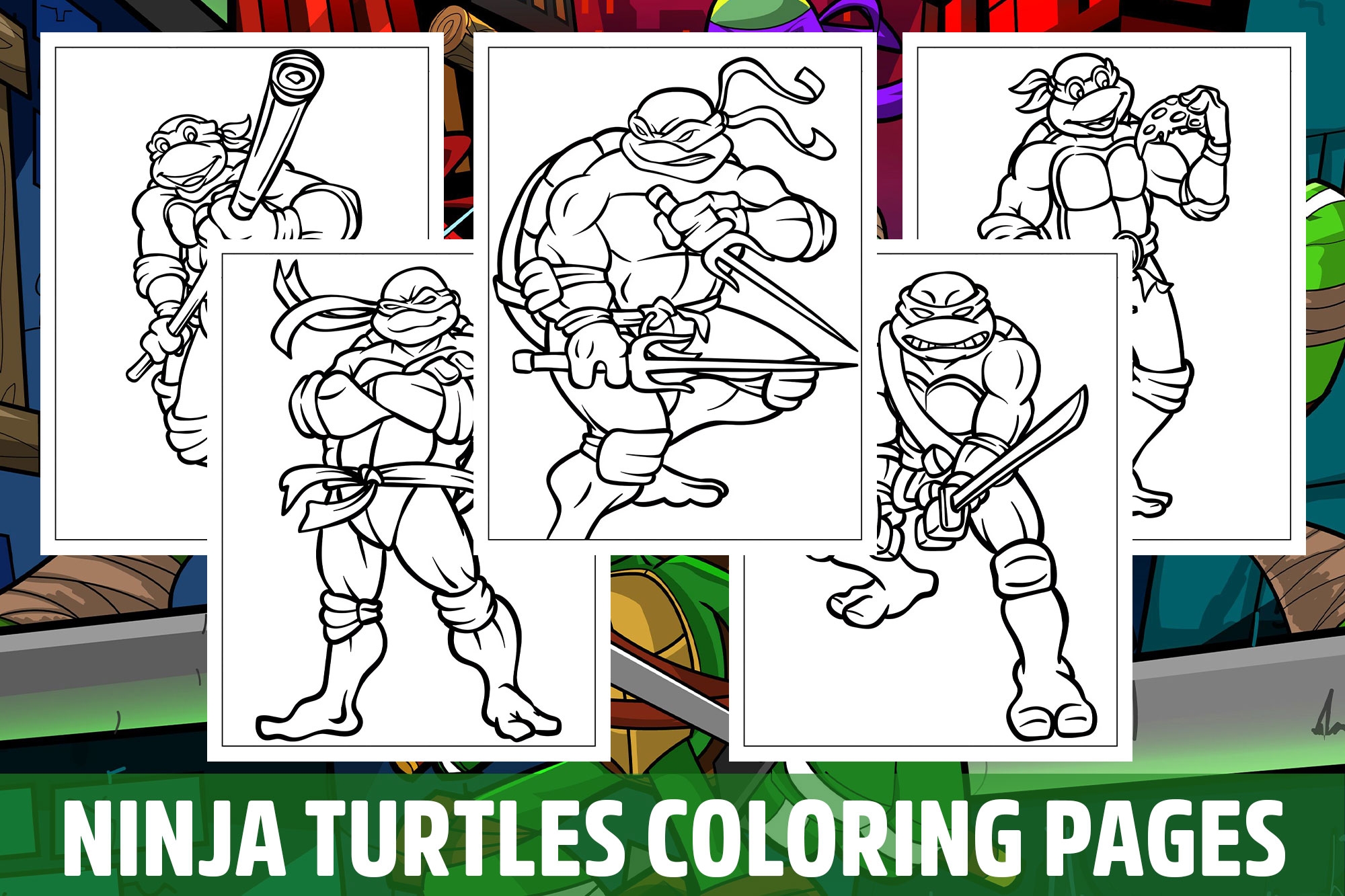 Ninja Turtles Coloring Pages For Kids Girls Boys Teens School Activity Made By Teachers