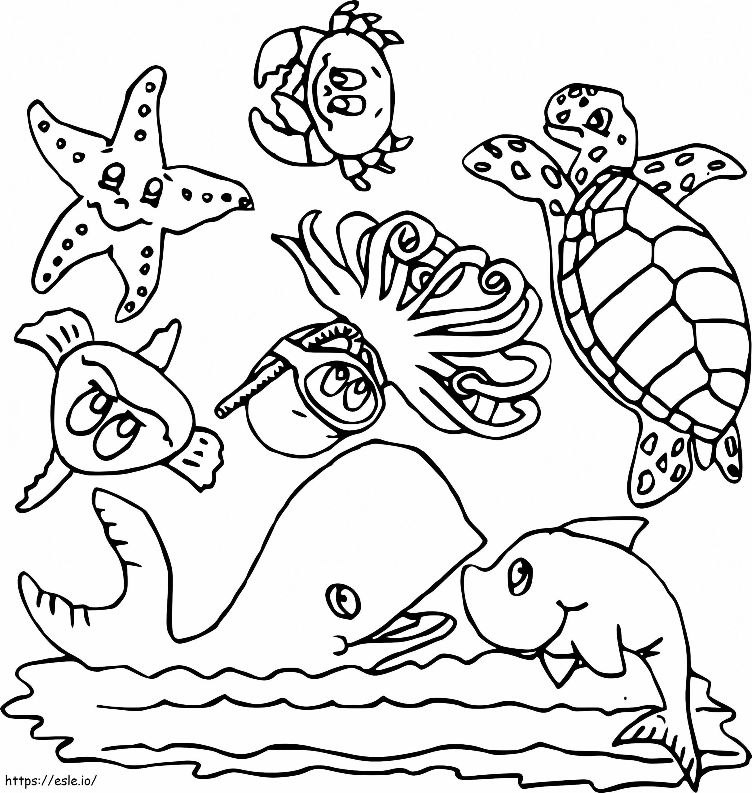 Coloring Pages Ocean Life For Phone Cases