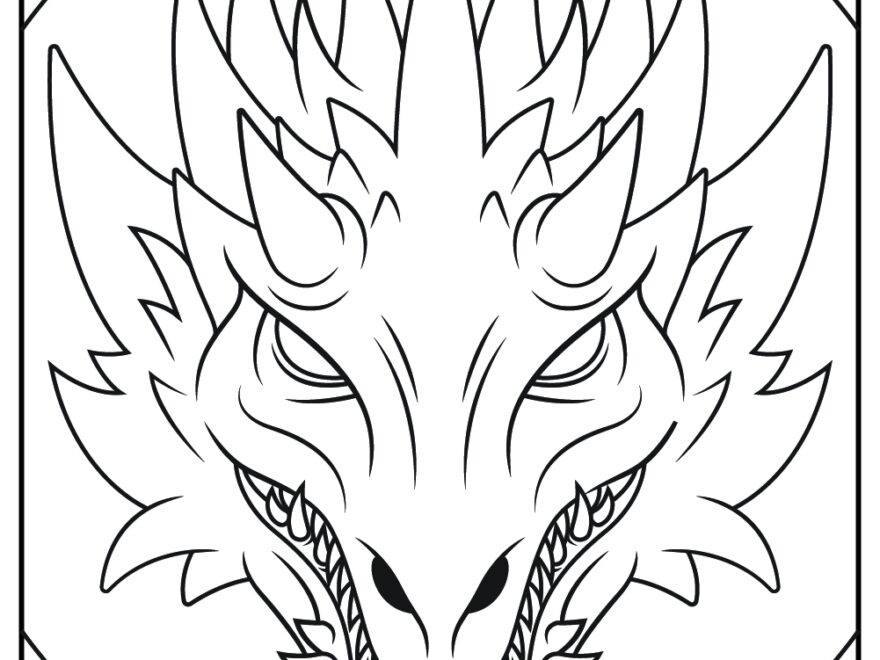 Online Dragon Coloring Pages And Printable For Grade 2 100 Freemium