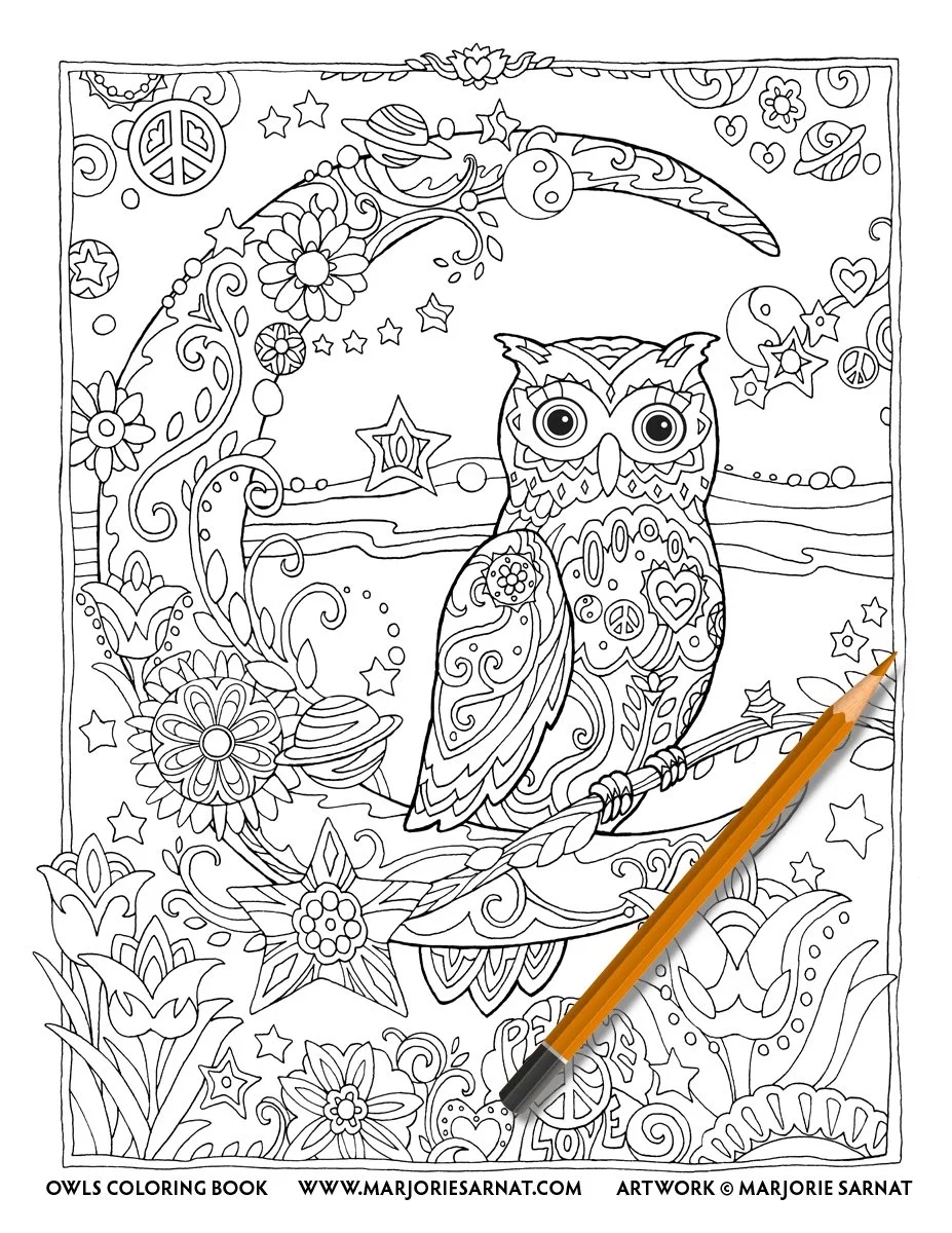 Owls Marjorie Sarnat Design Illustration Owls Marjorie Sarnat Design Illustration