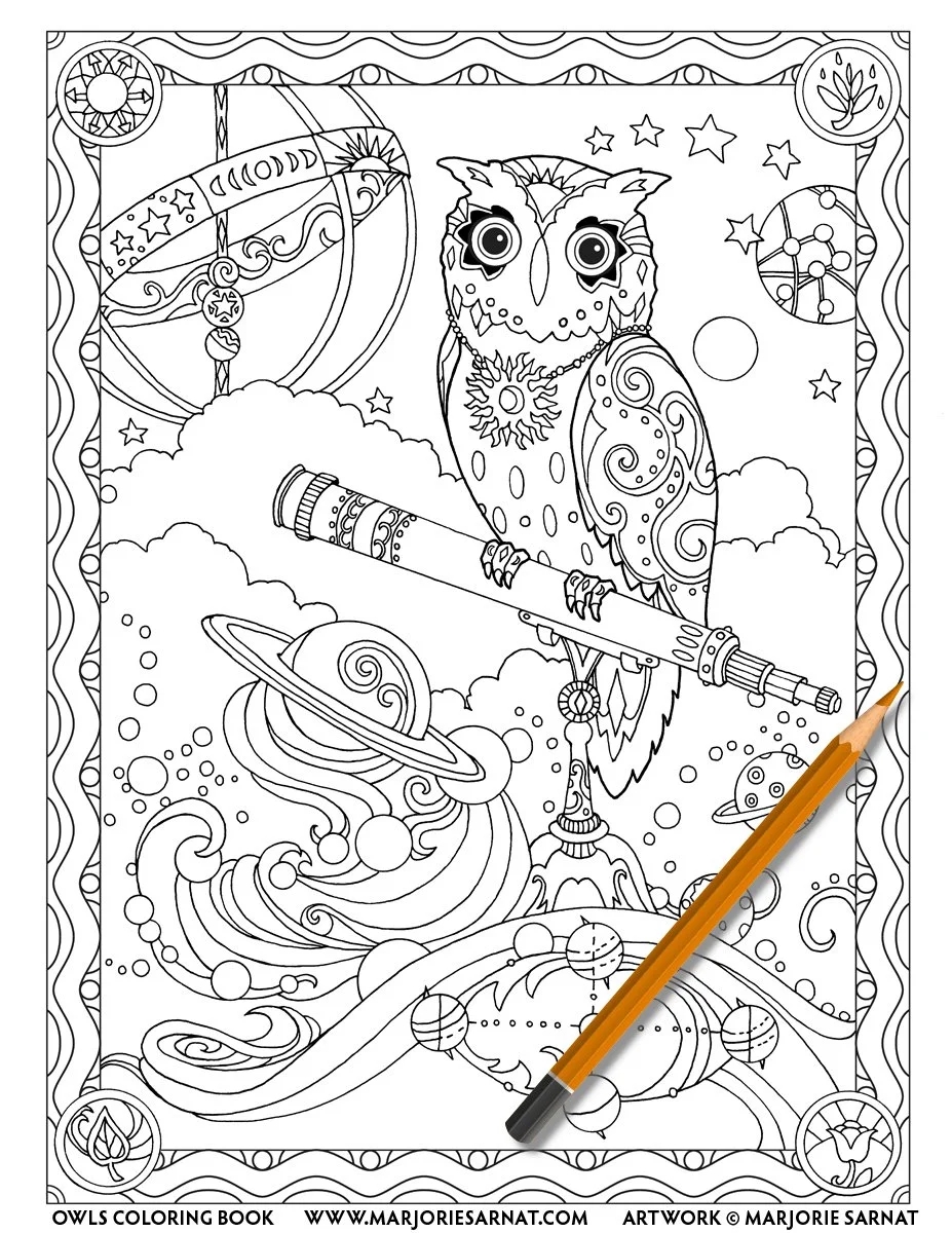 Space Coloring Pages Difficult