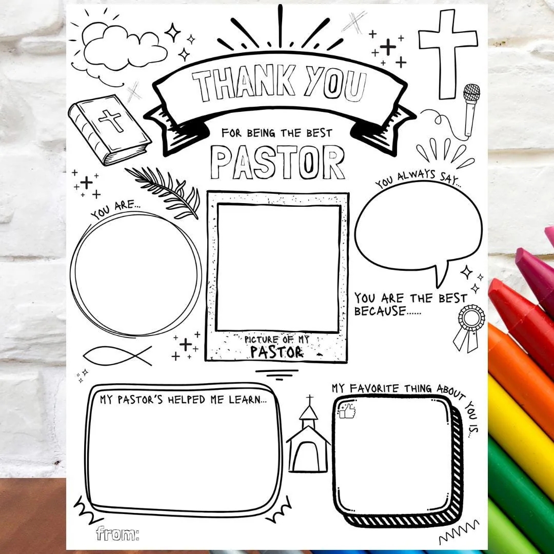 Coloring Pages Of Pastor