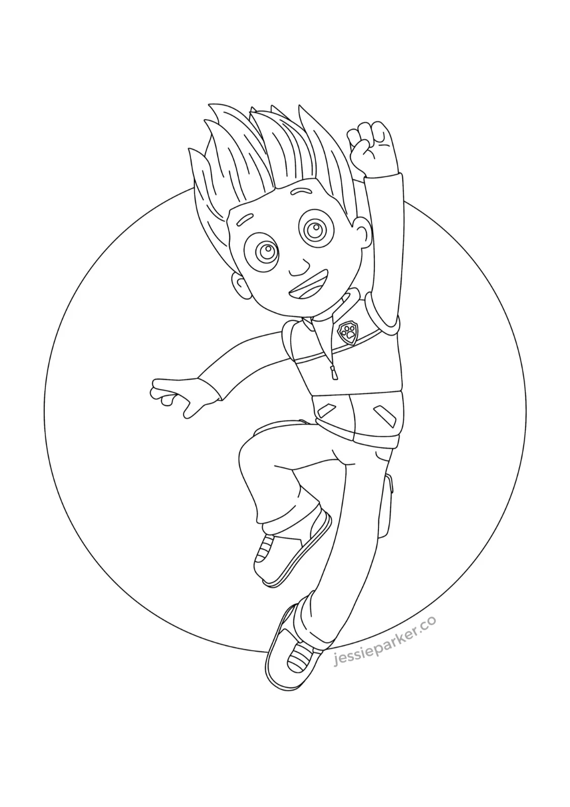 Paw Patrol Wild Cat Coloring Pages