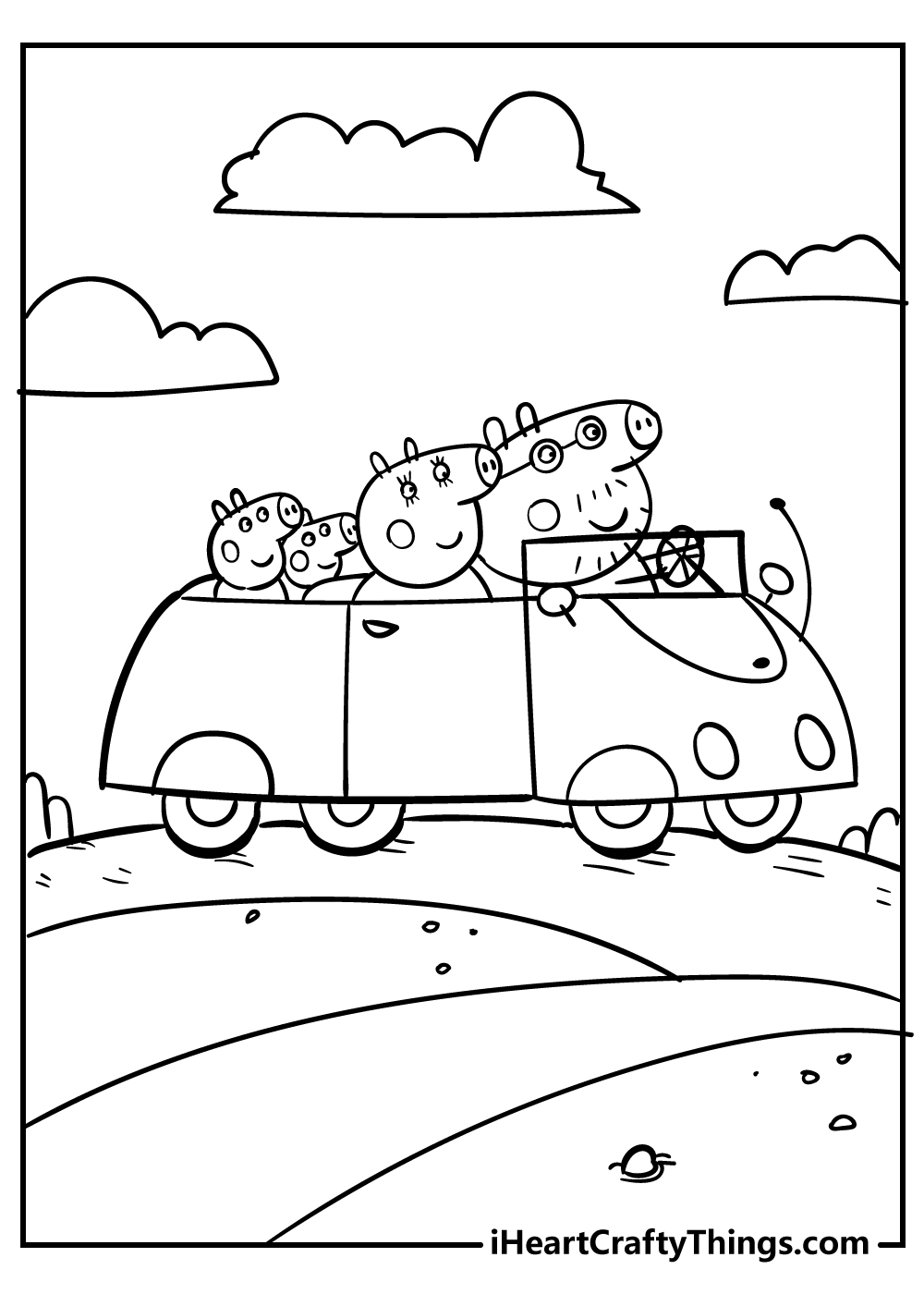 Peppa Pig Coloring Pages Printables 