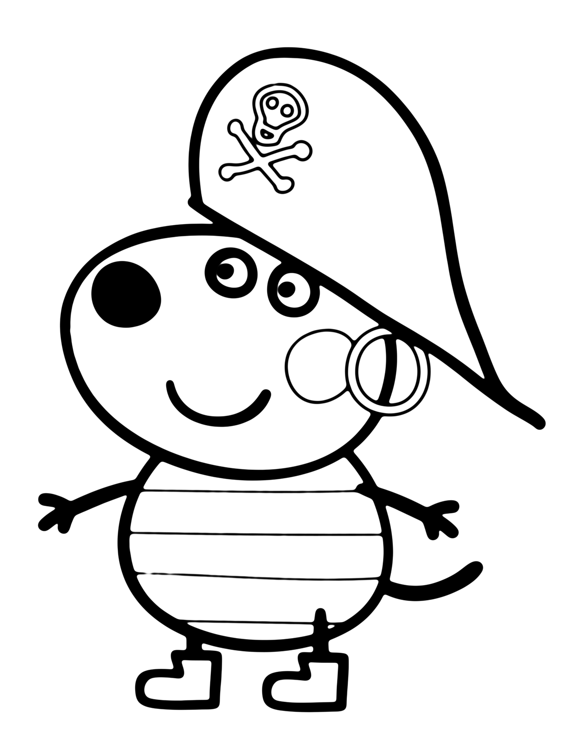 Peppa Pig Danny Dog Likes To Dress Up As A Pirate