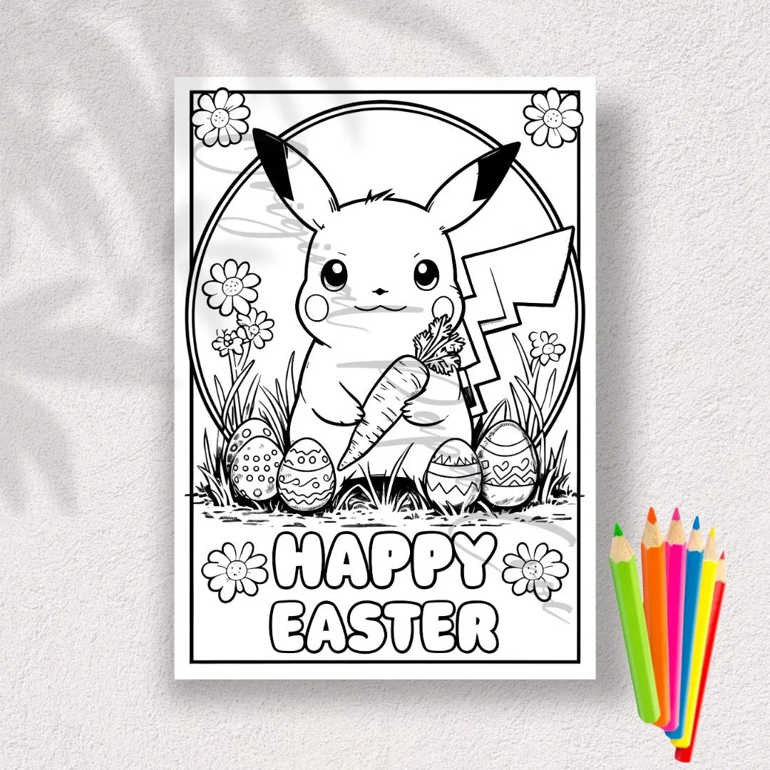 Pokemon Easter Coloring Pages Pokemon Easter Coloring Pages
