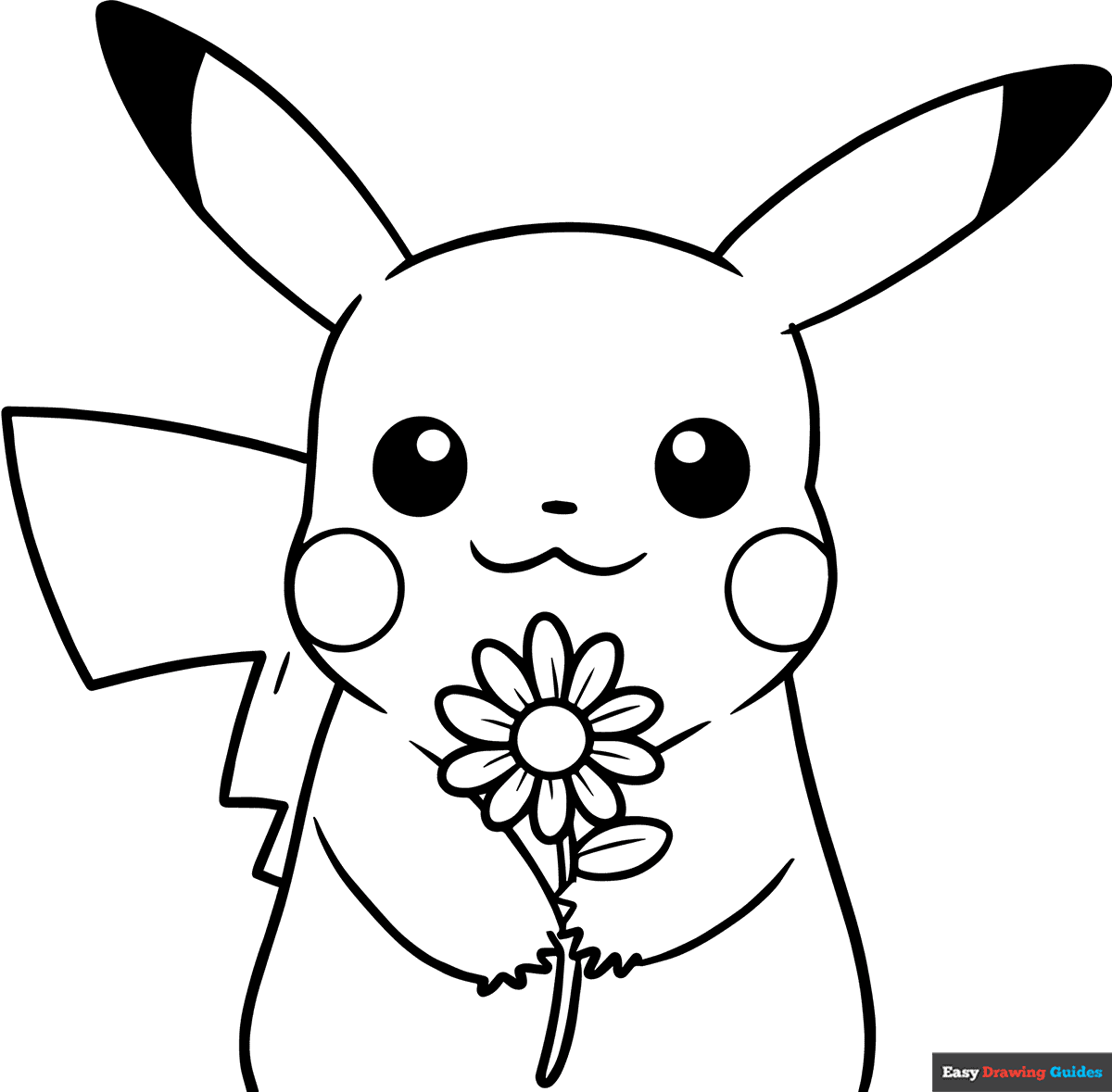 Pikachu Coloring Pages For Kids 16 Printable Sheets
