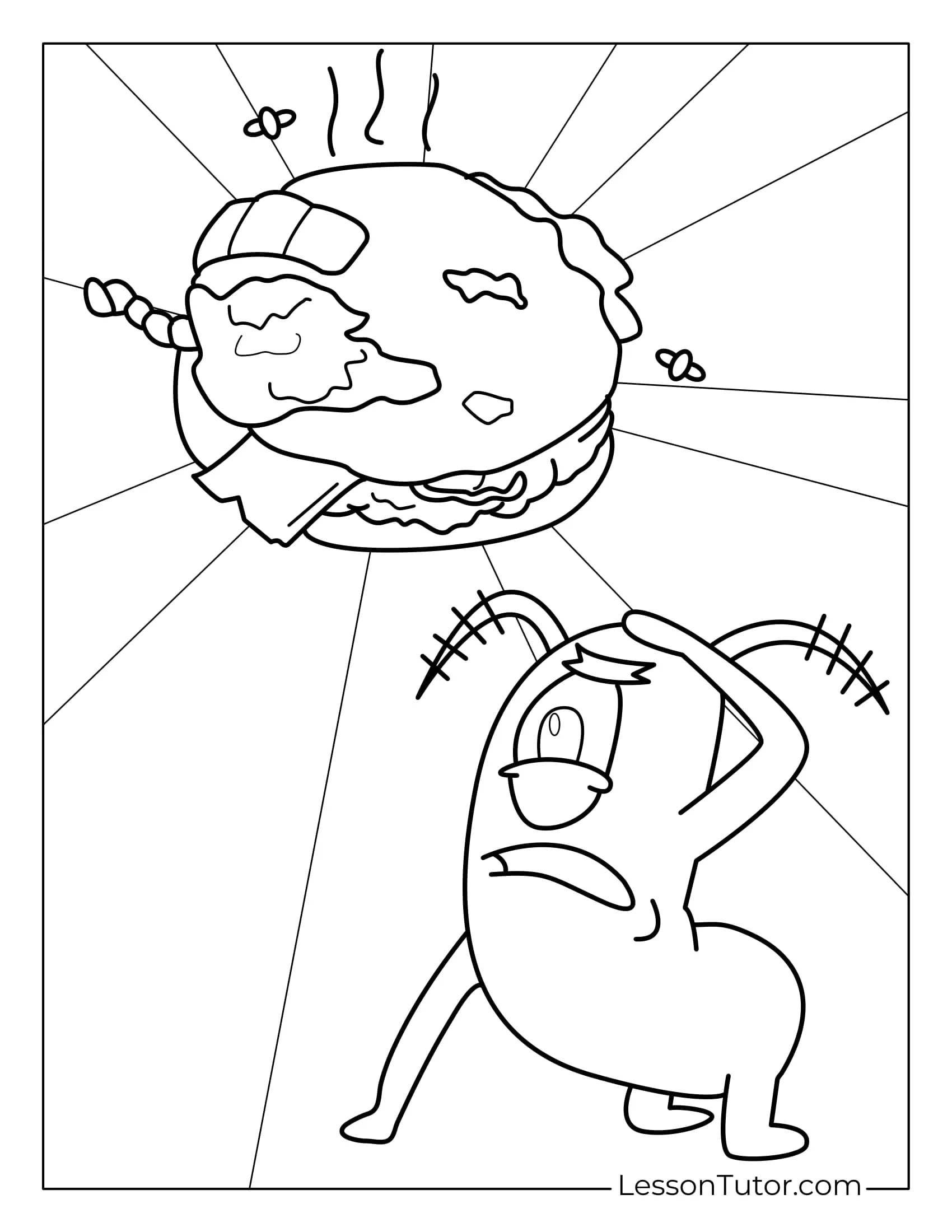 Plankton Coloring Pages Lesson Tutor